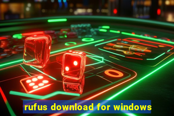 rufus download for windows